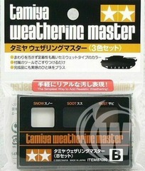 Tamiya 87080 Weathering Master Effect Set B - Snow Soot Mud USA Seller